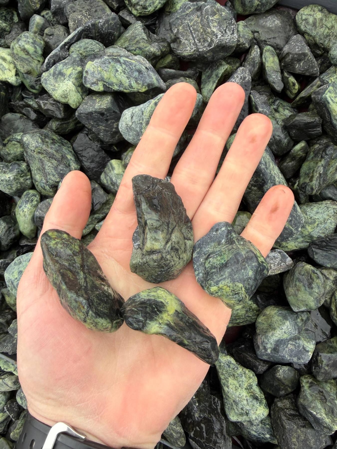 Галька зелена Греція (Verde)