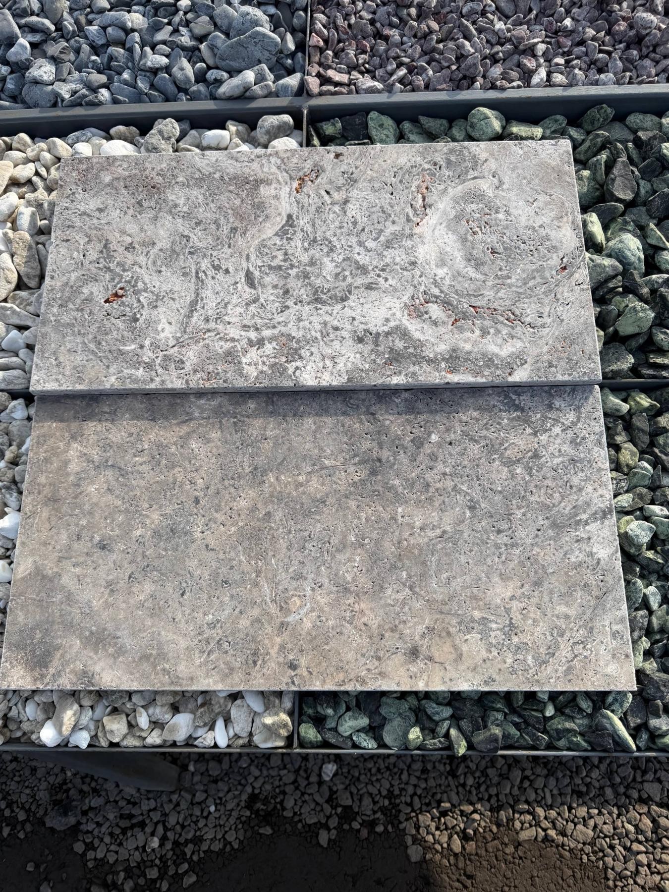 Травертин Silver (незаповнений) 30,5*61*1,2см